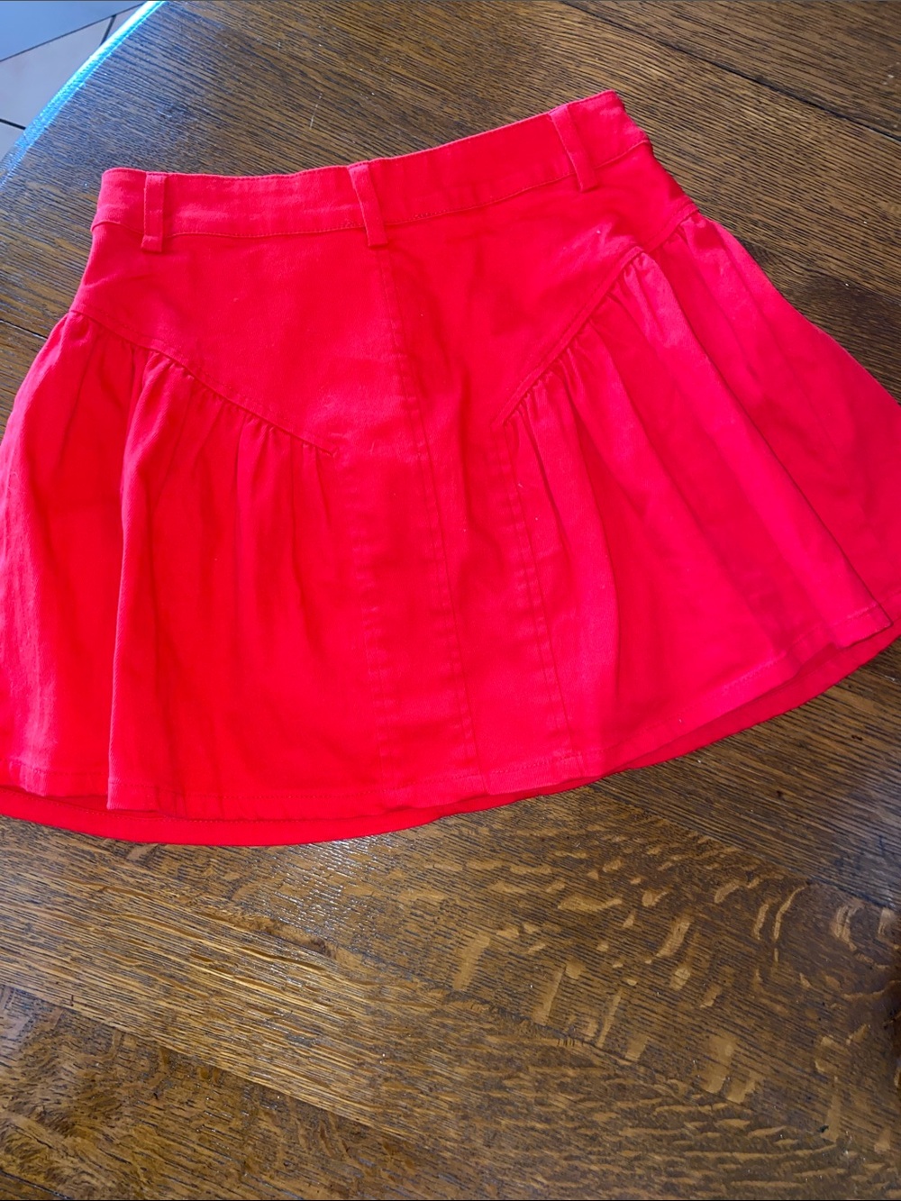 Day + Moon Bright Red Circle Skirt size small New with tags - Picture 3 of 3